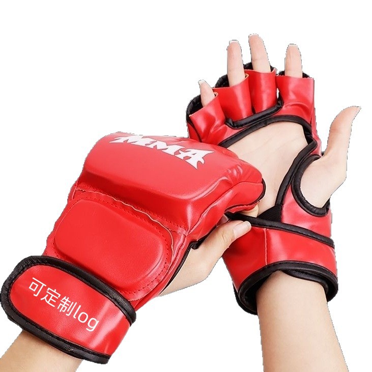 Mma Boxing Gloves for Women and Men Ufc Kidsren's Training Adult Sandbag Special Professional Half-Finger Boxing Gloves Sanda