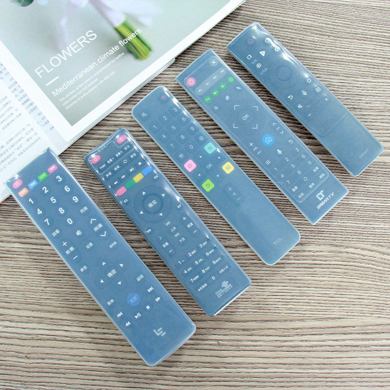 Household TV Air Conditioner Universal Remote Control Protective Cover Silicone Dust-proof Cover Waterproof Drop-proof Remote Control Cover