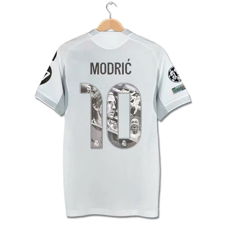 2526 Real Madrid Jersey No. 10 Mbappe No. 5 Bellingham No. 7 Vinicius Home and Away Second Away Football Uniform