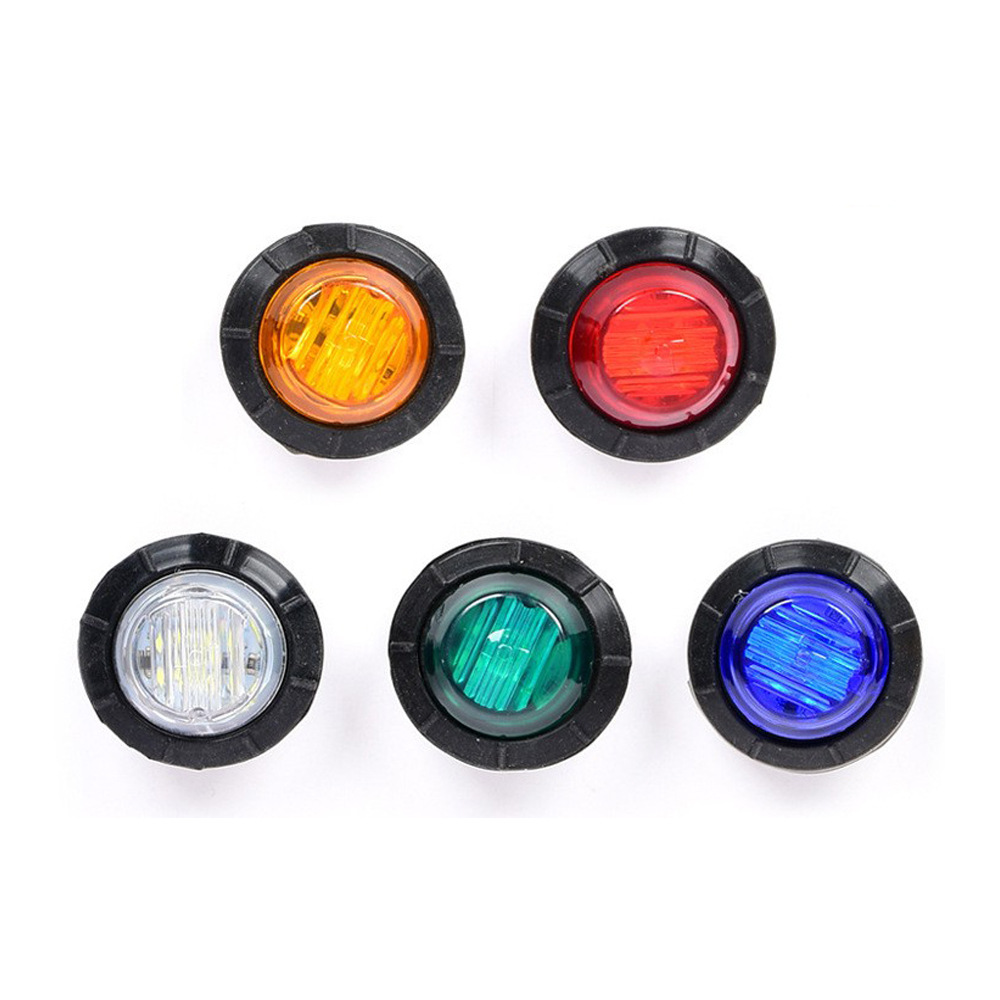 Eagle Eye Light Small Round Light 12/24V Truck Width Indicator Light Indicator Light Side Light Led Light Ship Signal Light Side Light