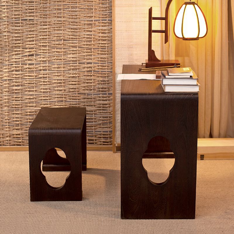 Solid Wood Guqin Table Resonance Guqin Table High Imitation Antique Chinese Study Table Chinese Calligraphy Table and Chair Calligraphy and Painting Table Guzheng Table and Stool Tea Table