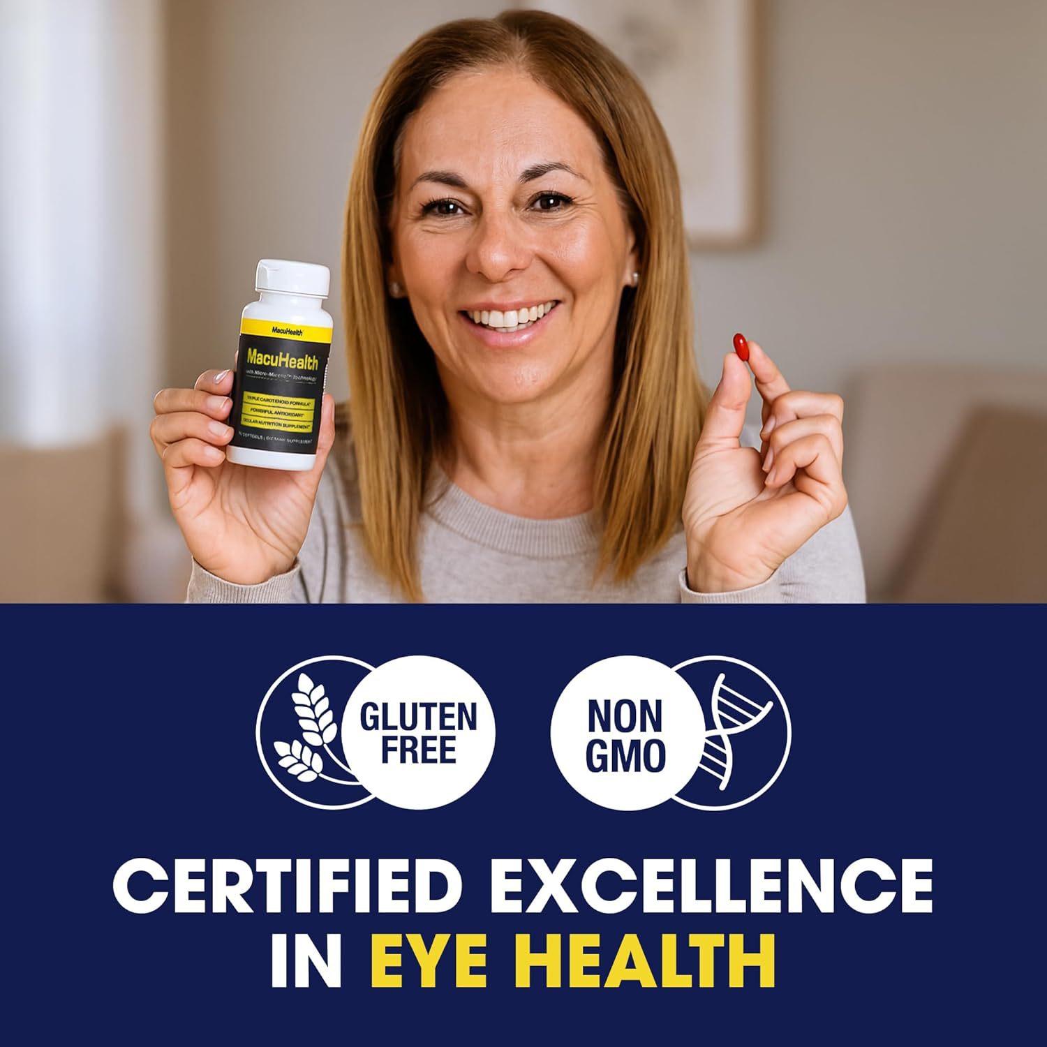 Triple Carotene Eye Protection Formula Microemulsion Technology Promotes Absorption Eye Nutrition Vision Maintenance