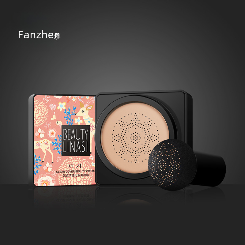 Fanzhen Mushroom Cushion Beauty Cream Repair Concealer Isolation Brightening Even Skin Color Liquid Foundation Air Cushion Bb Cream