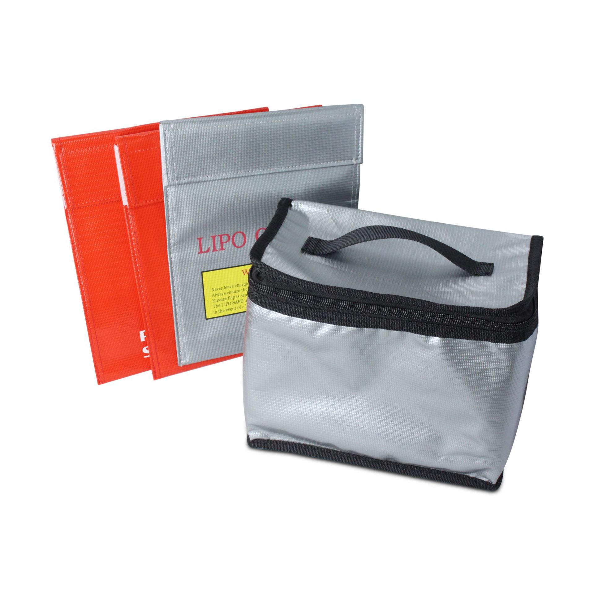 Explosion-Proof Bag for Lithium Battery Power Bank Energy Storage Battery Explosion-Proof Bag Safety Flame-Retardant Fireproof Bag Fireproof Document Bag