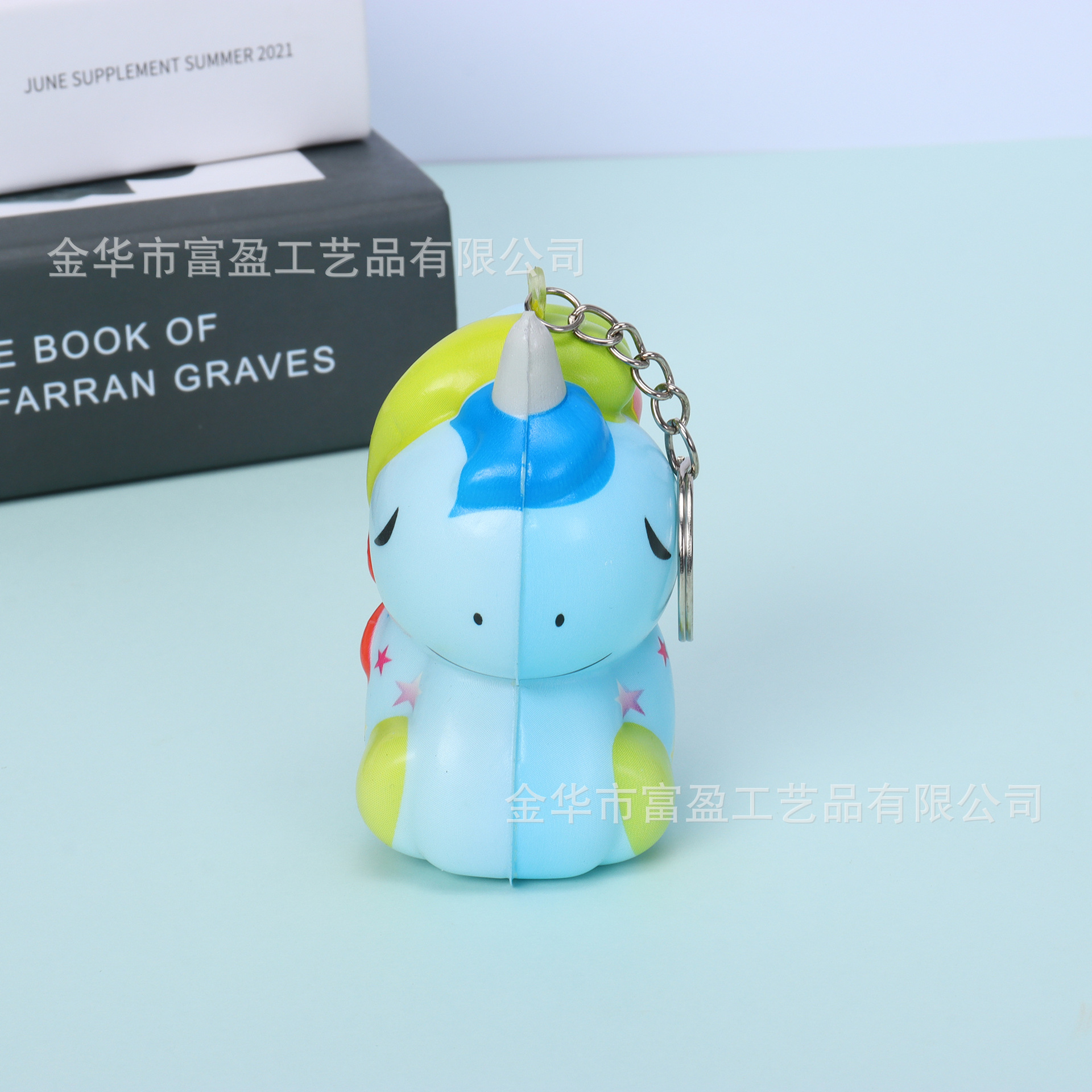 Cross-border new cartoon unicorn children's perfume type pinch music decompression pu slow rebound small toys wholesale