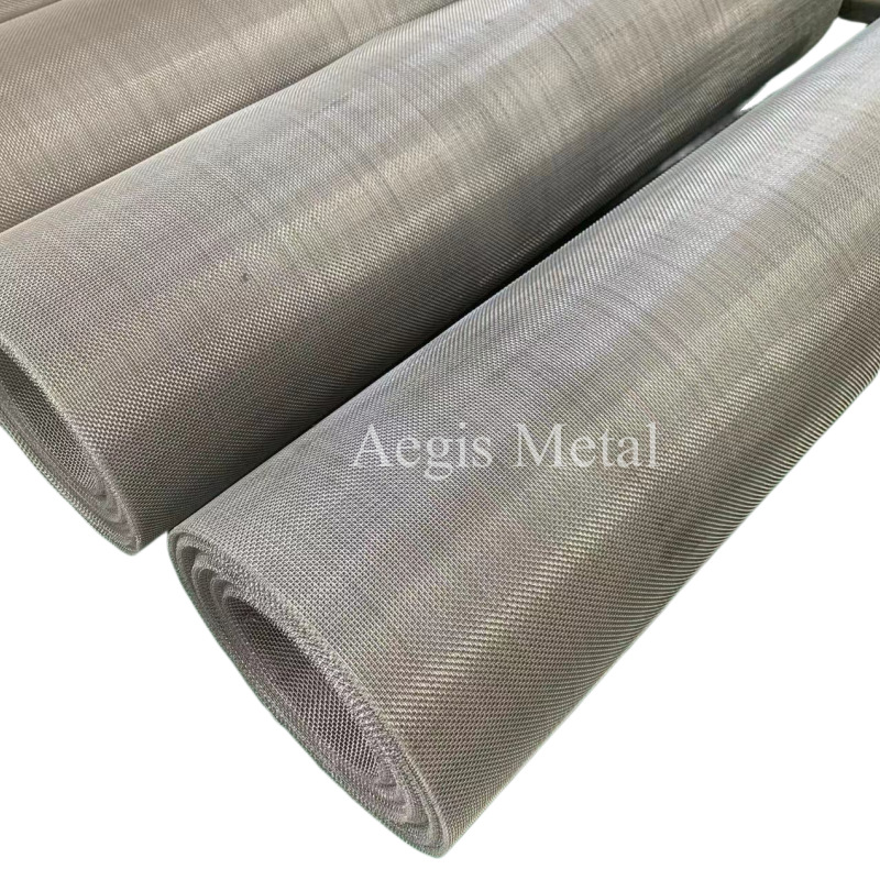 Spot 40 Mesh 0.25mm Aluminum Mesh 50 Mesh X 0.22mm Twill 1.5m Wide Aluminum Mesh for Auto Parts