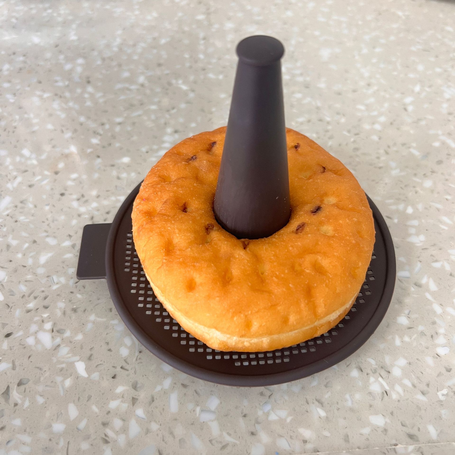 Cross-border baking mold 6-piece bread donut silicone mold baking cake mousse mold donut making