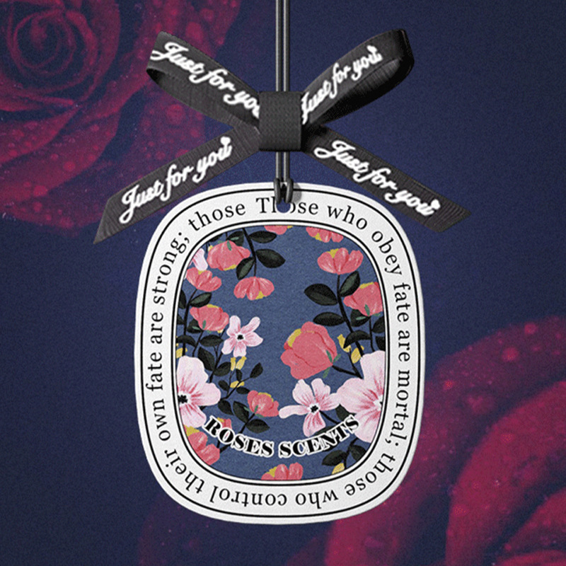 Car Air Freshener Pendant, Long-Lasting Fragrance for Car, Wardrobe-Specific French-Style Custom Fragrance Diffuser