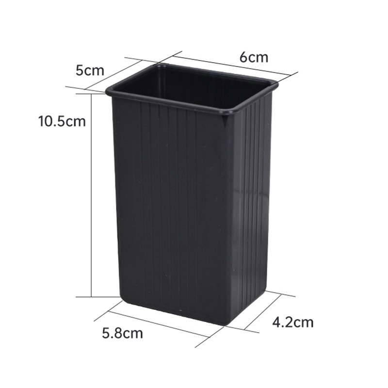 Fashionable and Simple Square Drain Chopstick Barrel Household Chopstick Spoon Storage Box Plastic Chopstick Cage Manufacturer Wholesale