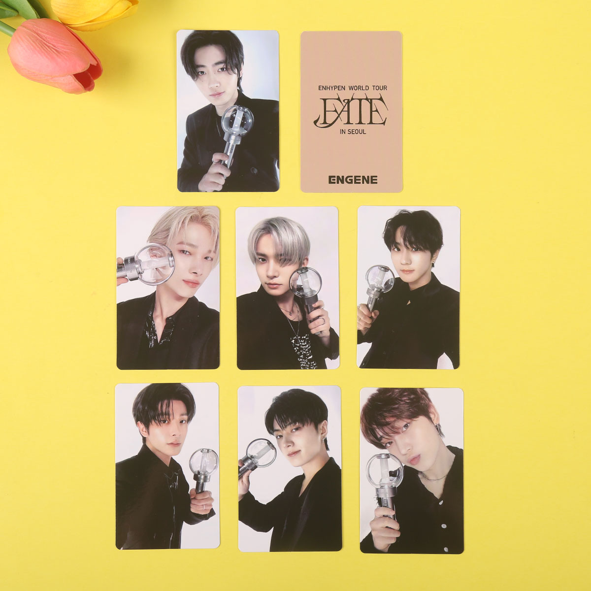 Enhypen Lee Seung-Hyun Park Jung-Hyun Park Jung-Hyun Christmas Song Card Seoul World Tour Small Card