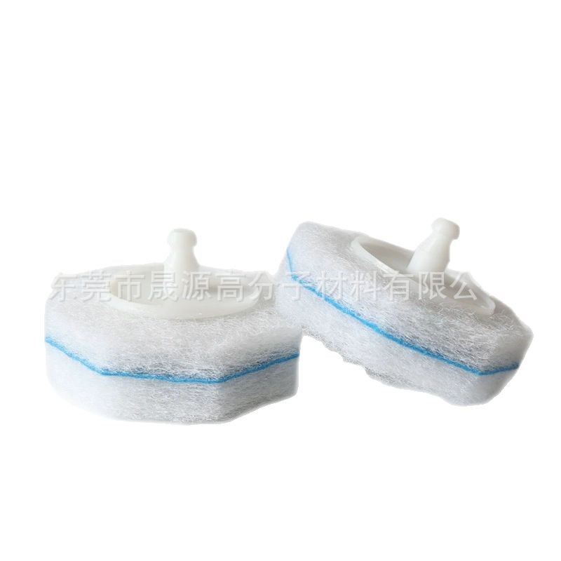 Disposable toilet brush replacement head comes with cleaning liquid brush toilet toilet toilet cleaner replacement sponge head wholesale