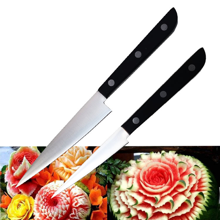 fruit engrave knife stainless steel chef fruit carving knife fruit platter carving knife cake carving knife