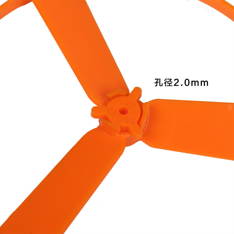 Ufo Fan Plastic Fan Blade Fun Science Experiment Equipment Science and Technology Small Production Materials Diameter 80mm