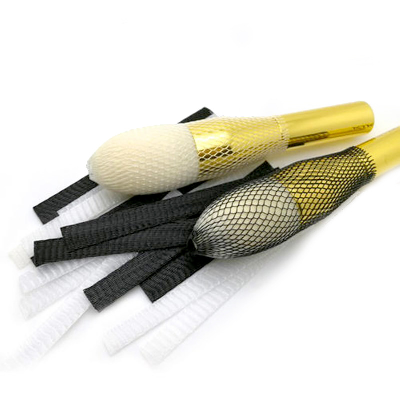 Makeup Brush Mesh Cover Protective Cover Manufacturer Wholesale Black Plastic Mesh Cover Custom Transparent Makeup Brush Mesh Cover