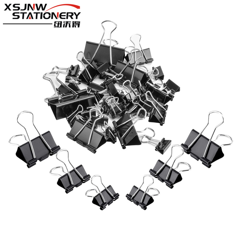 Сверхбольшой зажим, несколько моделей, черный цвет, длинный хвостовой зажим, зажим для счета, канцелярский зажим