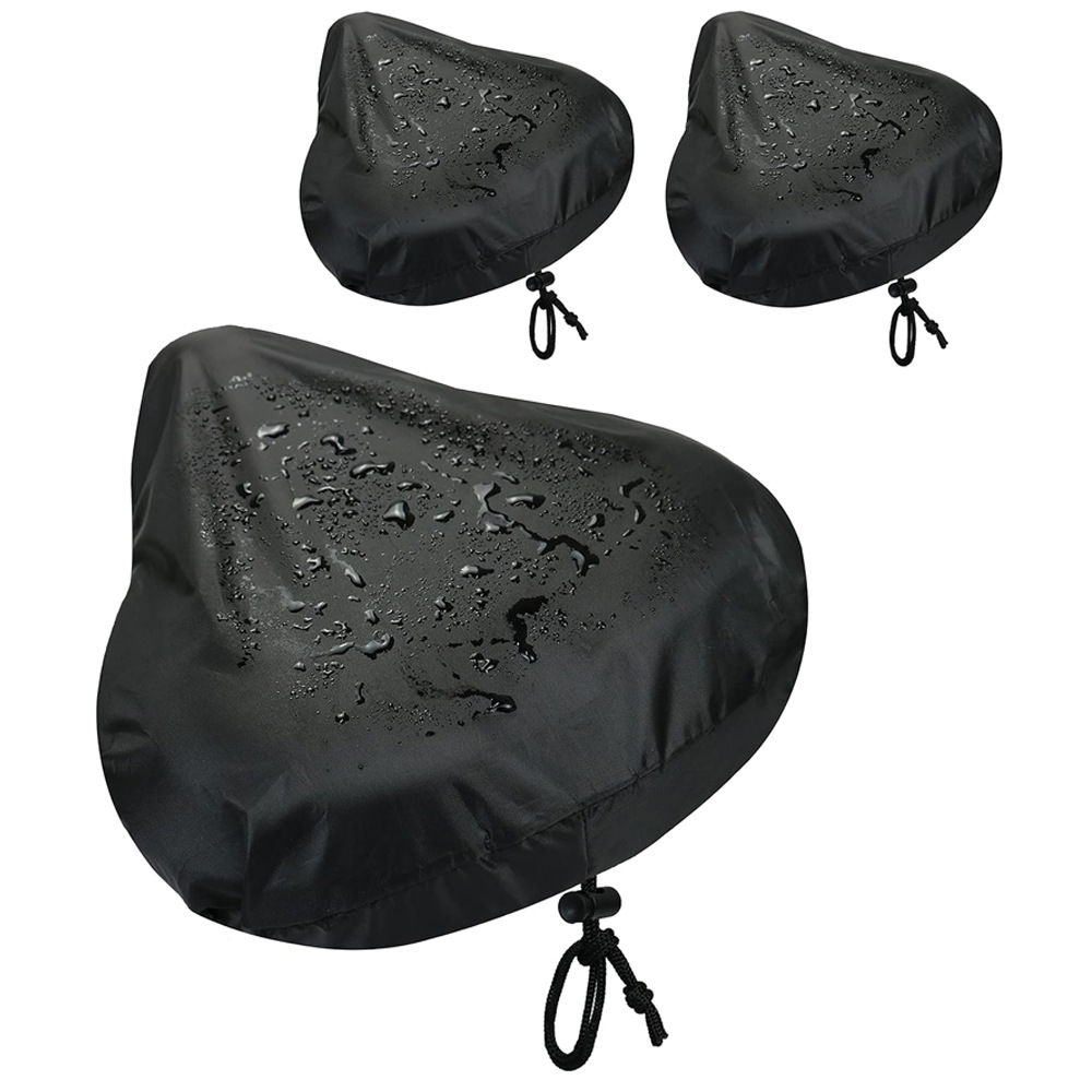 Outdoor Waterproof Bicycle Seat Cushion Protective Cover Oxford Cloth Dustproof Bicycle Seat Cover Sunshade Anti-Slip