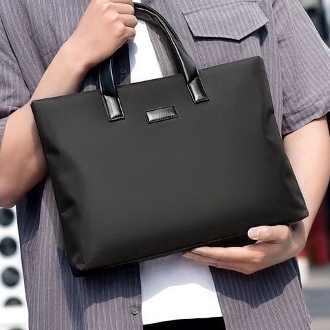 Hand-Held Briefcase for Men and Women for Business Outings, Simple and Versatile, Single Shoulder Crossbody Bag for Men and Women, Men's Briefcase Wholesale