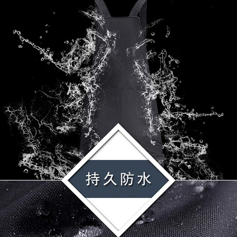 Cross-Border Hot Model 2024 New Outdoor Ski Pants for Men and Women Overalls Cotton Pants Waterproof Windproof Warm Thickened Ski Pants