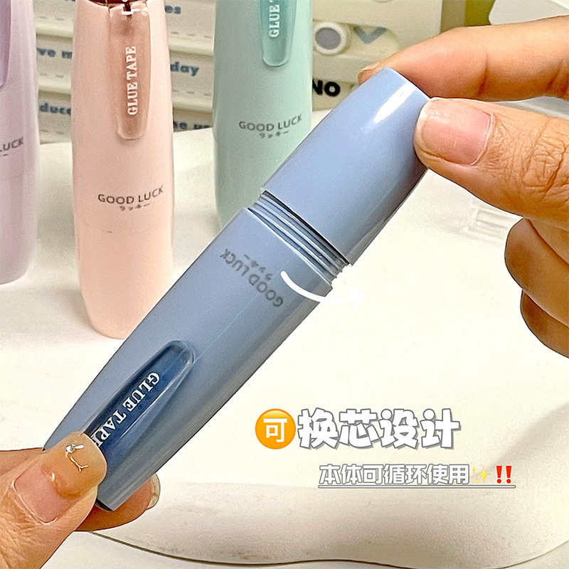 Ins Morandi Press Dot Glue 360 to Rotate Dot Double-sided Adhesive Tape High Color Value High Viscosity Adhesive Tape for Hand Account