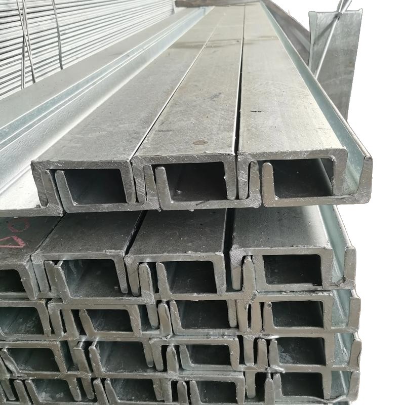 Tianjin Manufacturer Wholesale Channel Steel Galvanized Channel Steel 8 Construction Channel Steel Steel Building Factory Structure Steel Curtain Wall Channel Steel