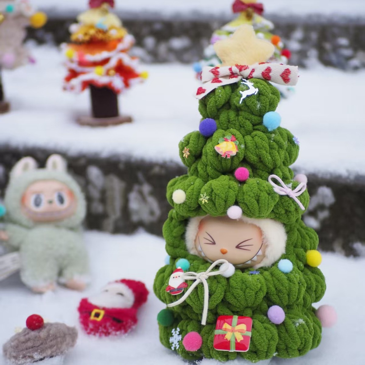 Only Clothes Are Suitable for Labubu Doll Clothes, First, Second and Third Generation Vinyl Doll Pendants, Dolls That Can Wear Christmas Doll Clothes Sets