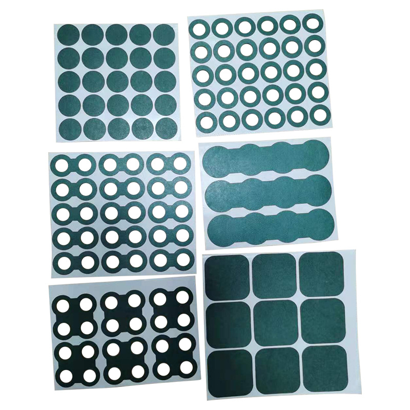 Highland barley paper with adhesive/green shell paper 18650 lithium battery insulation gasket special flat pad fast bar gasket