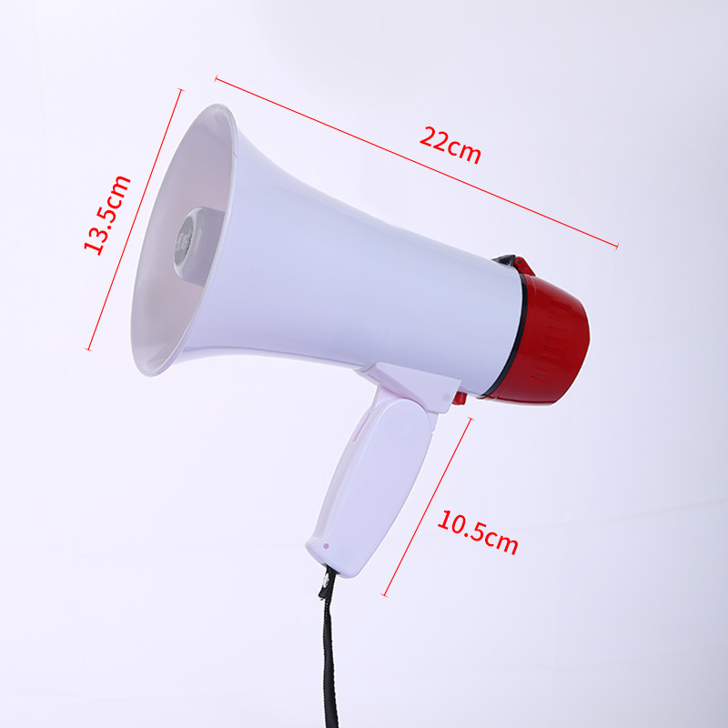 Hand-held megaphone night market stall selling horn rechargeable recording propaganda loudspeaker high power