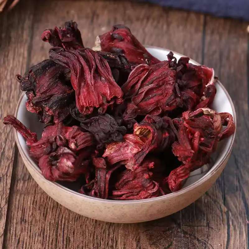 Manufacturer Wholesale Roselle Flower from Yunnan, Whole 500g Roselle, Undyed, Large Flower Tea for Brewing, Loose-Packed