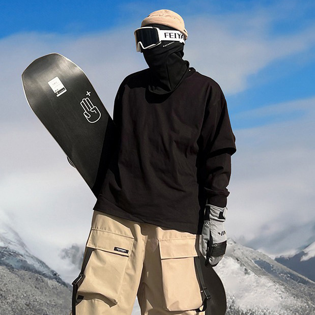 Snow Pants Men's and Women's Heavy Industry Violet Waterproof Ski Pants Warm New Arrival Men's Thickened 2024 American Style Snowboard