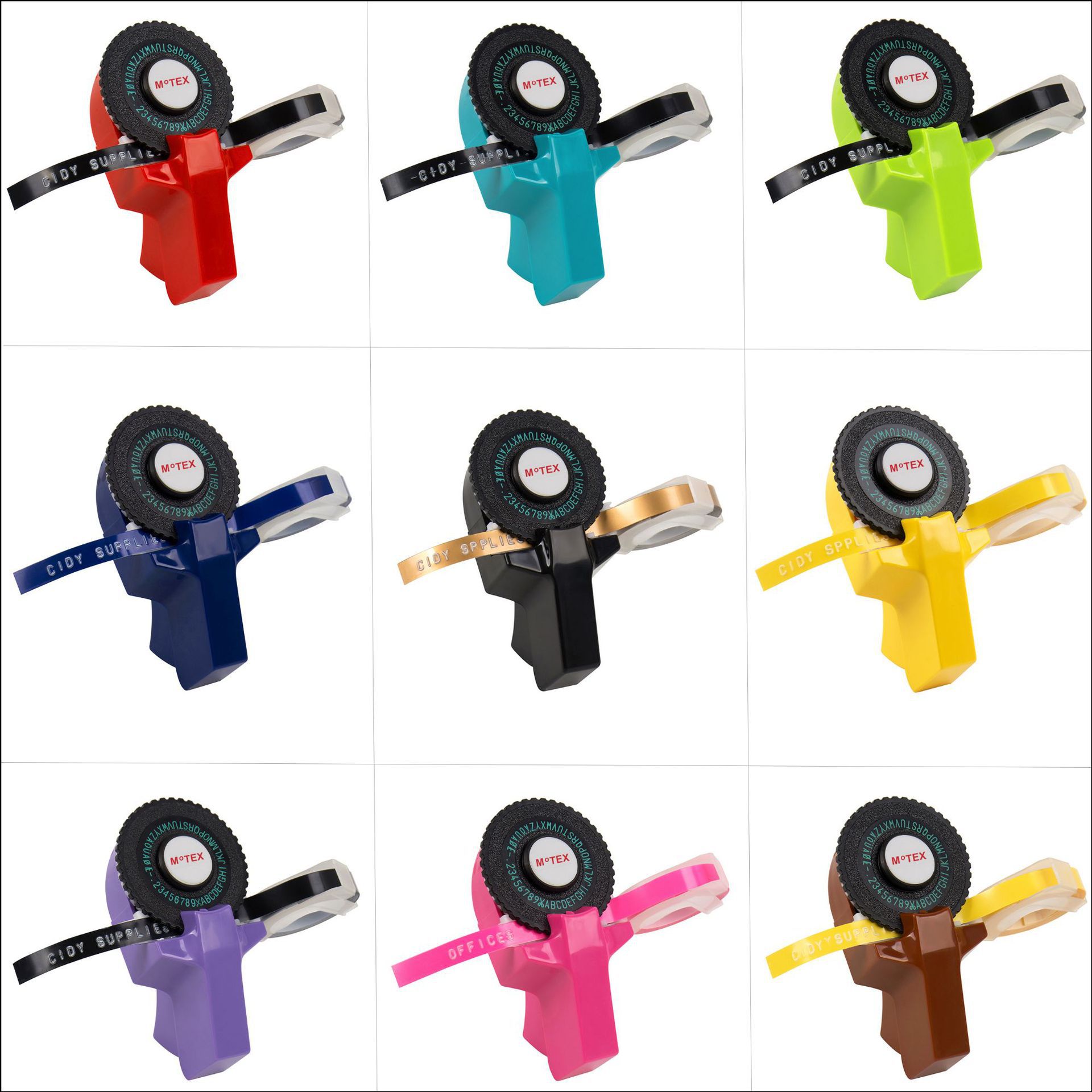 Tiktok same style South Korea creative manual printer motex label machine diy digital letter tape sticker typewriter