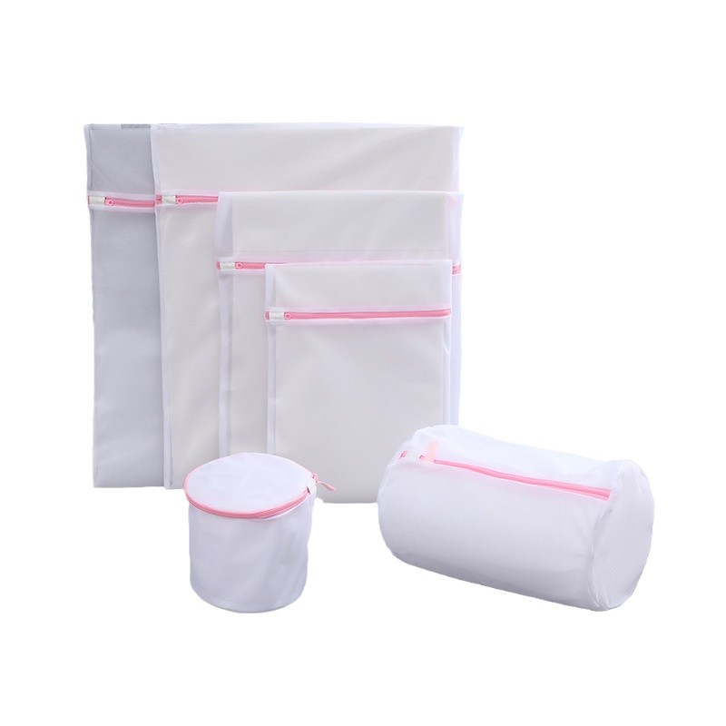 Laundry Bag Fine Mesh Polyester Household Laundry Mesh Bag Washing Machine Special Clothes Bra Wash Bag Anti-Deformation Mesh Bag