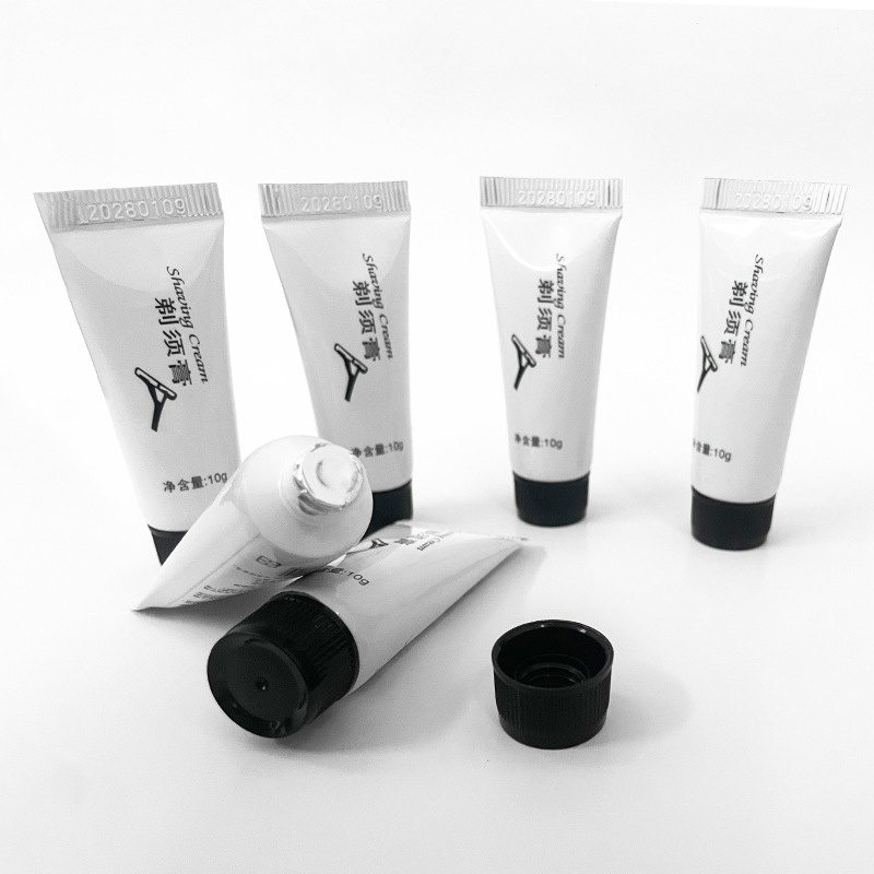 Hotel Supplies Lubricating Pearlescent Shaving Cream Men's B&B Hotel Portable Disposable Shaving Solid Foam Cream