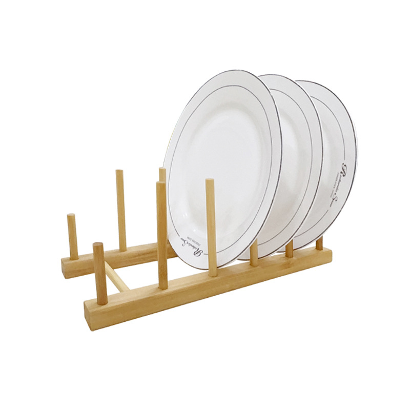 Multifunctional Supermarket Bamboo Display Rack Cup Holder Insulation Pad Storage Rack Dish Rack Shopping Mall Supermarket Storage Rack