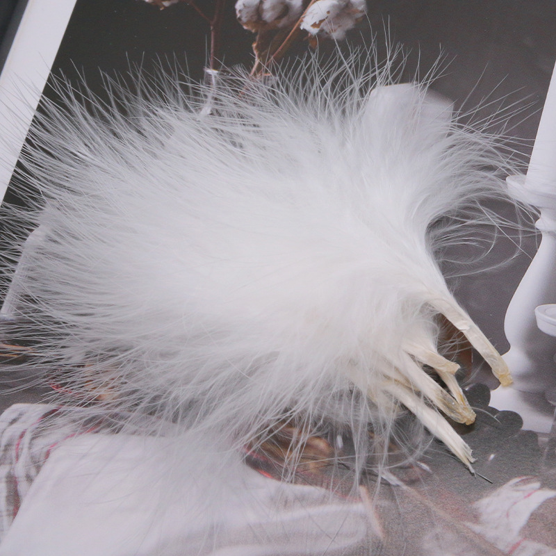 lots of in stock blood vessel velvet turkey feather diy jewelry accessories cat toy barbie doll crafts decoration