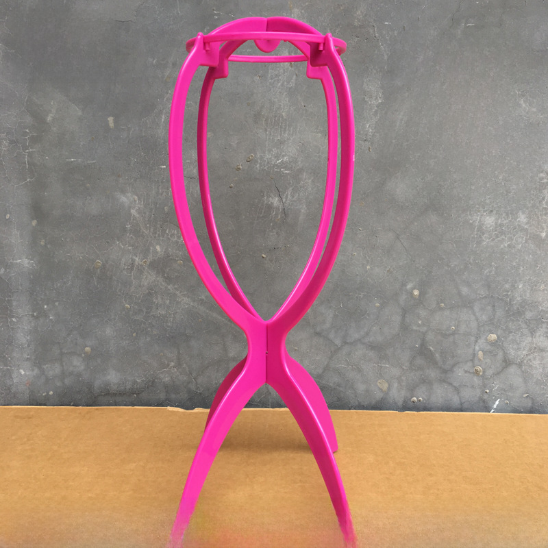 Factory direct plastic wig holder placement rack for placing wig headgear hair block accessories plastic elastic support frame