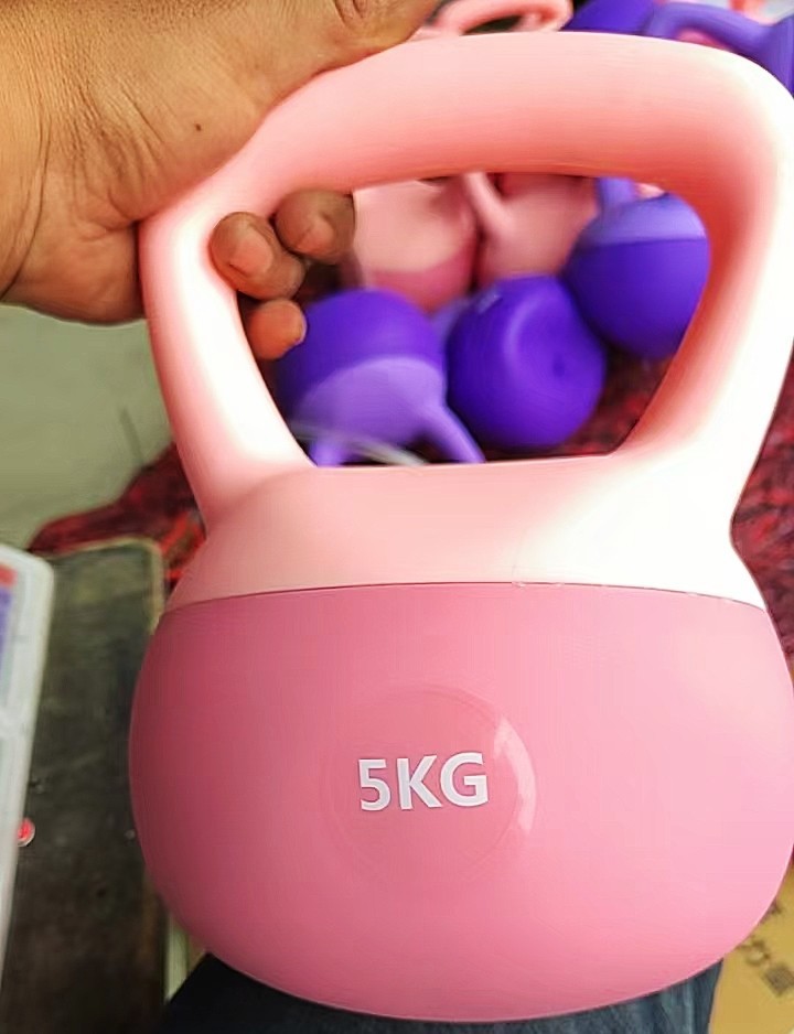 Soft Silicone Kettlebell Men's and Women's Home Fitness Equipment Thin Belly Soft Swing Pot Dumbbell Weight Loss Ass