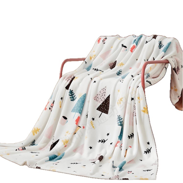 Flannel Single Piece Blanket Customized Photo Digital Printing 3D Sofa Blanket Air Conditioning Blanket Tapestry Cover Blanket One Piece Customized