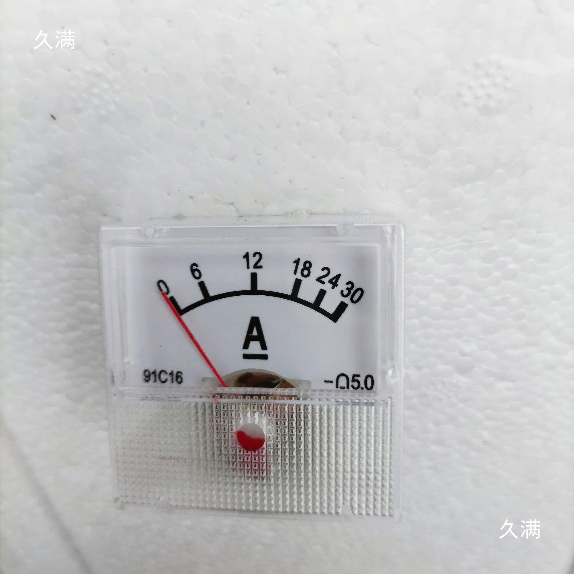 91C16-V-A Ac and Dc Voltage Ammeter Charger Regulator Meter Head Outer Size 40