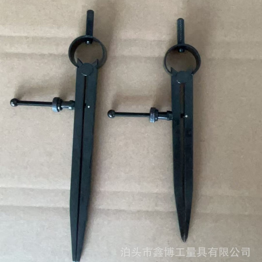 Leather Creaser 125mm Compass 5" Machine Cutting Arc Dividing Gauge Carbon Steel Blackened 6inch Spring Type Dividing Gauge