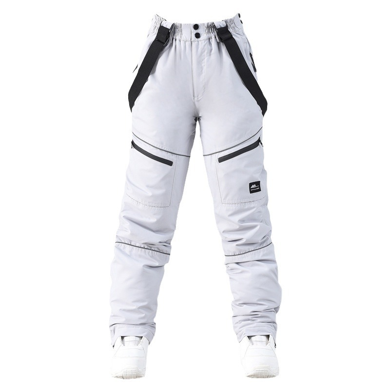 New snow pants winter windproof cold-proof thickened warm waterproof pants quilted couple ski pants support distribution delivery