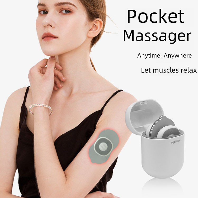 New Mini Carry-on Massage Patch Shoulder Neck Whole Body Pulse Massager Leg Waist Hand Back Massager