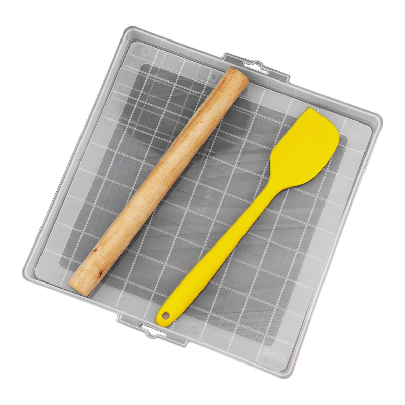 Snowflake Crisp Mold Nougat Special Live Bottom Cooling Shaping Plate 28cm Square Plate Material Household Baking Tools