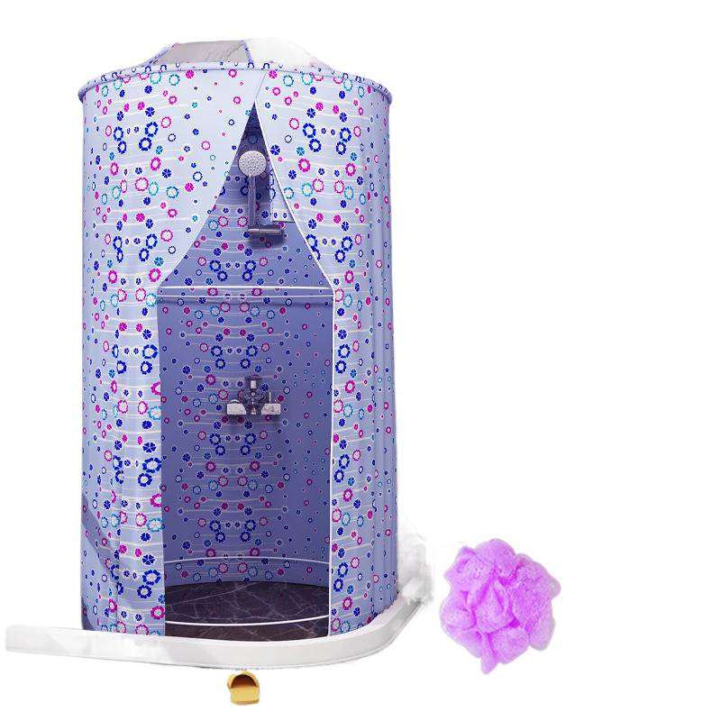 Round Bath Cover Bath Tent Household Thickened and Warm Adult Child Bathroom Winter Waterproof Shower Curtain