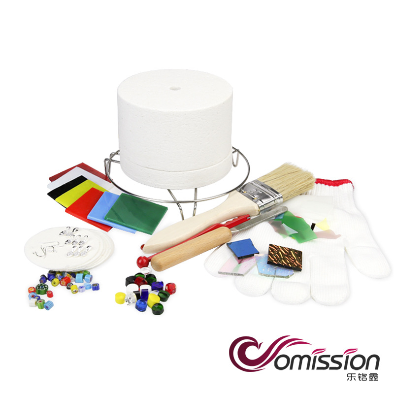 [Набор из 10 предметов для маленькой печи] DIY плавление стеклянных украшений, микроволновая печь для ювелирных изделий