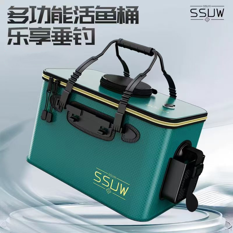 Складное ведро для рыбалки EVA ведро для живой рыбы ящик для рыбы ведро для защиты рыбы складное ведро для рыбалки