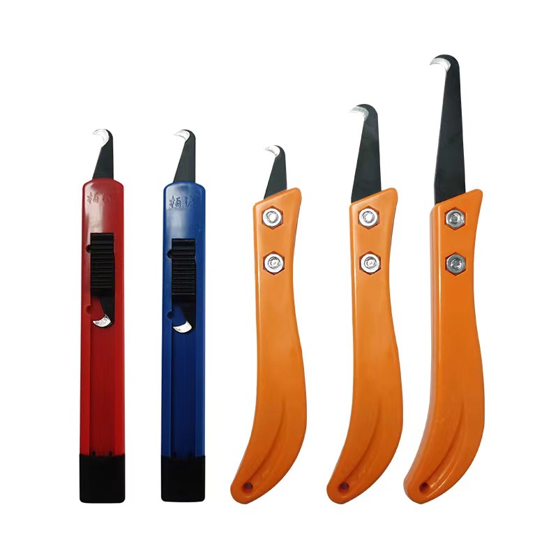 Текстильный нож для узлов красивый швейный одноигольный длинный и короткий длинный крючковый нож двуигольный нож для резки пряжи крючковый нож банан ручка