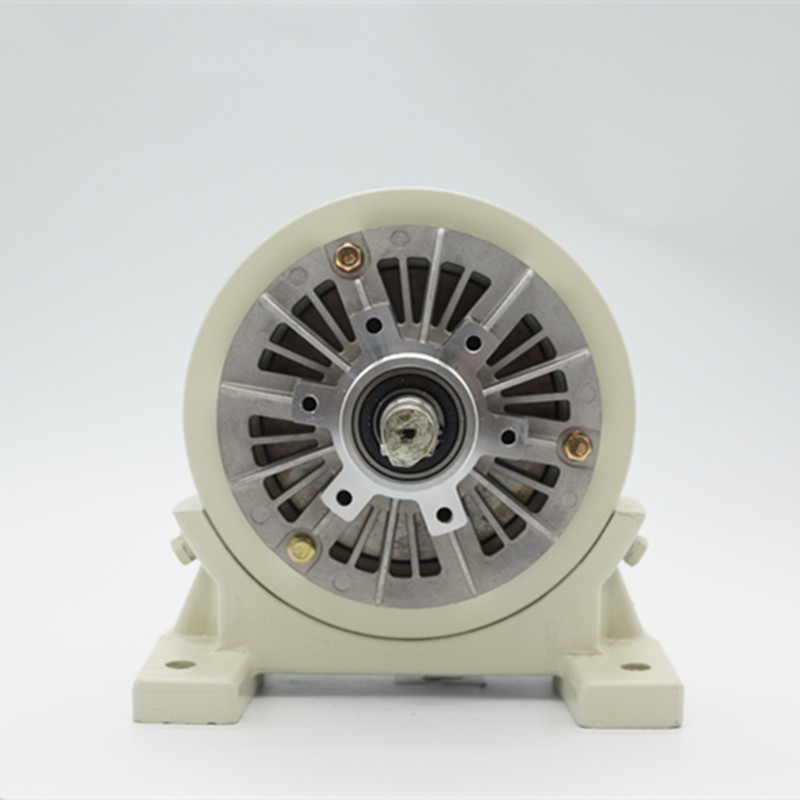 With base single shaft magnetic powder brake double shaft clutch tension controller electromagnetic powder brake motor hole