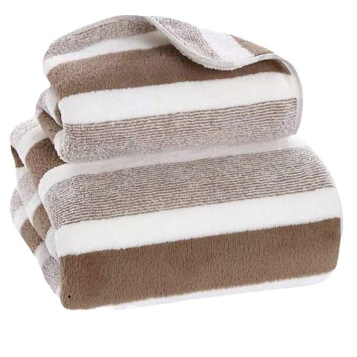 Cross-border Towel Bath Towel suit Coral Fleece Towel Household Men's and Women's Face Face Towel Bath Towel