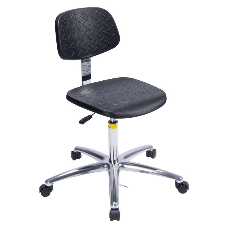 Xiaobaiyang Anti-Static Stool Dust-Free Electrostatic Workshop Assembly Line Adjustable Rotating Round Stool Chair with Wheels