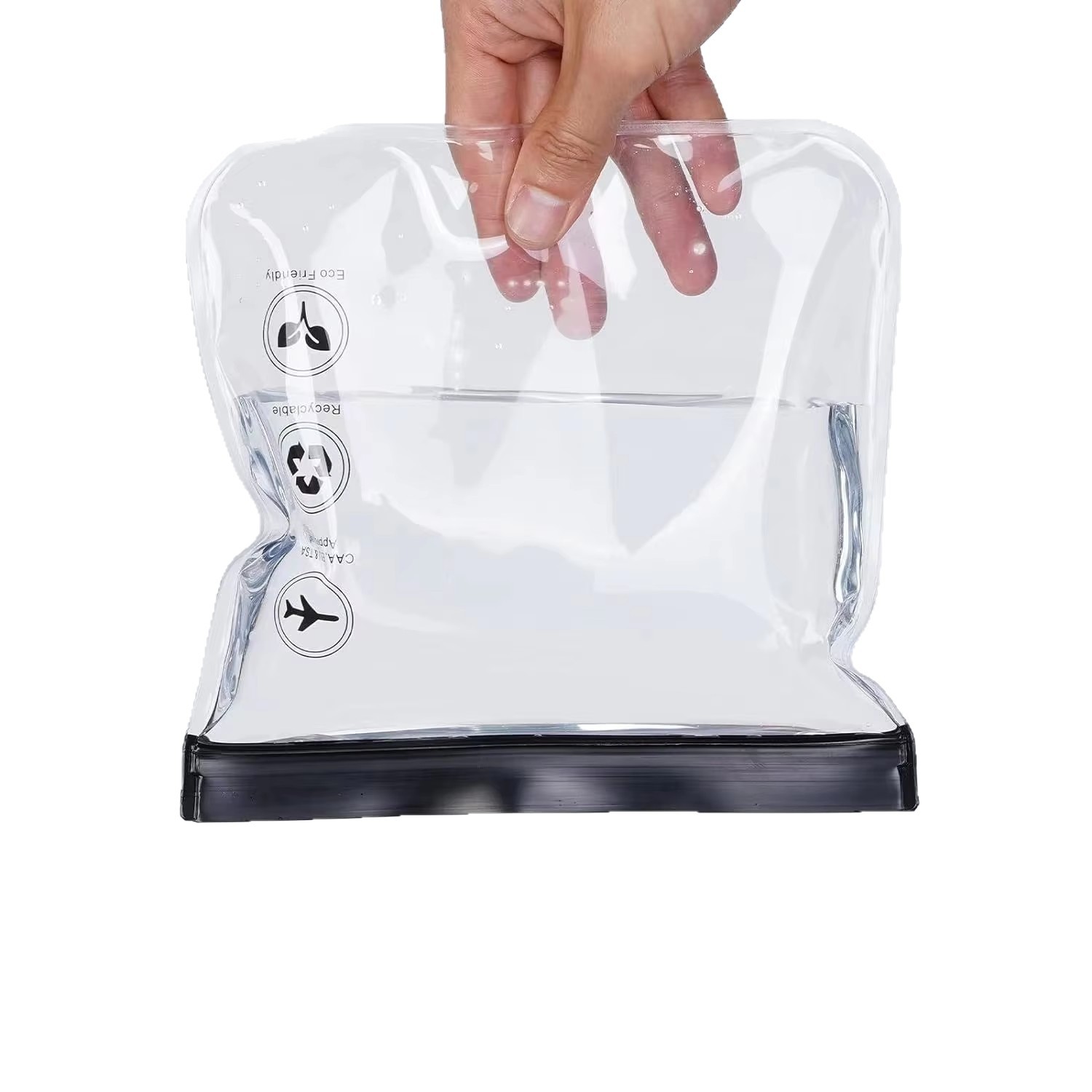 Transparent Eva Travel Use Waterproof Flight Makeup Waterproof Women's Reusable Airport Security Wash